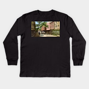 East Village, NYC Kids Long Sleeve T-Shirt